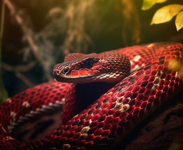 red snake